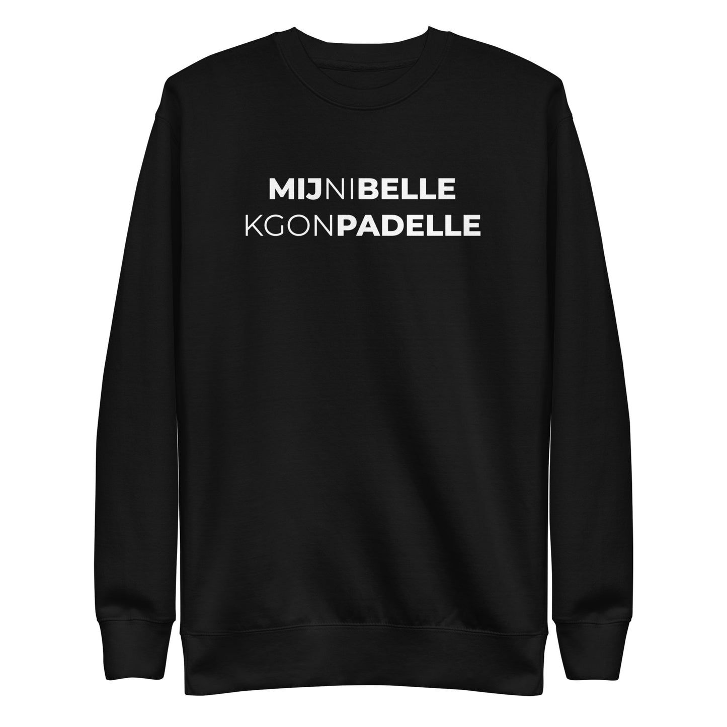 MijNiBelleKgonPadelle Uniseks premium sweatshirt
