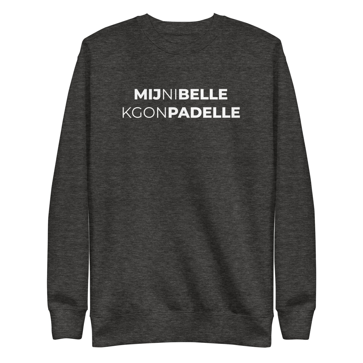 MijNiBelleKgonPadelle Uniseks premium sweatshirt