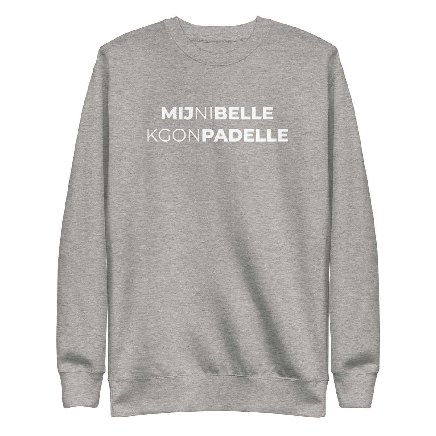 MijNiBelleKgonPadelle Uniseks premium sweatshirt